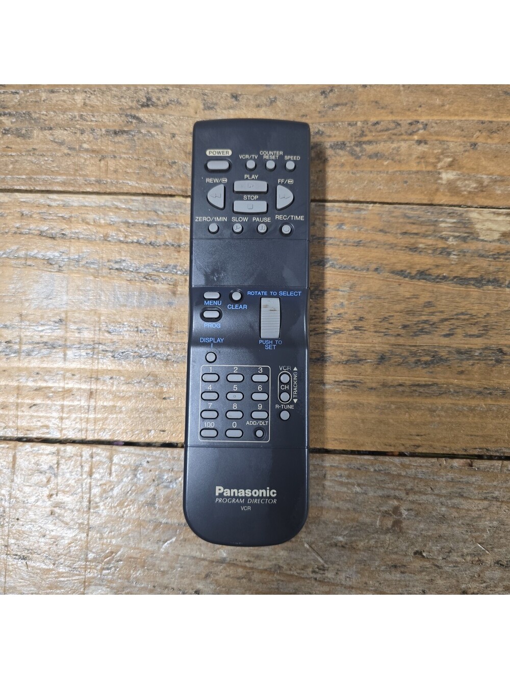 Original Panasonic VSQS1418 TV VCR Program Director Remote Control OEM Tested